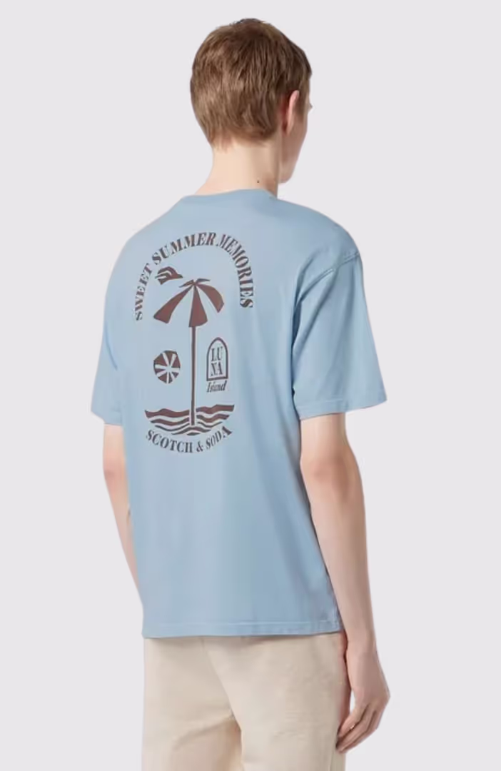 Regular Fit Front And Back Artwork T-Shirt