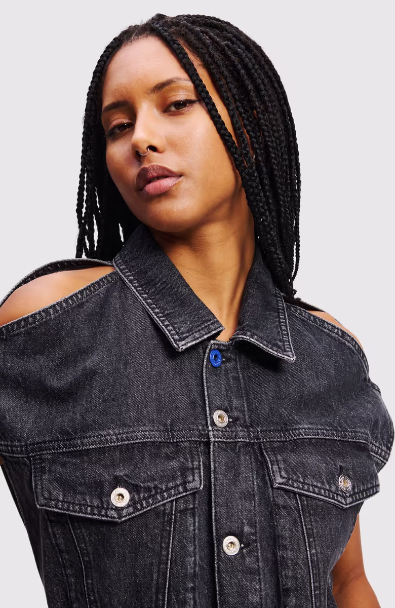Klj Belted Denim Dress
