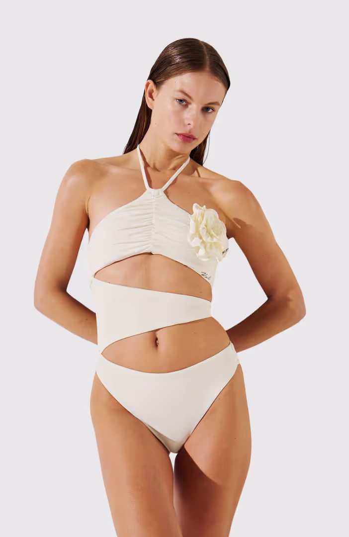 Karl Dna Flower Swimsuit